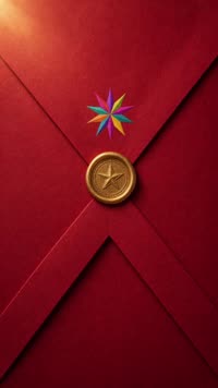 Sobre Piñata de estrella: Rojo con piñata de estrella.